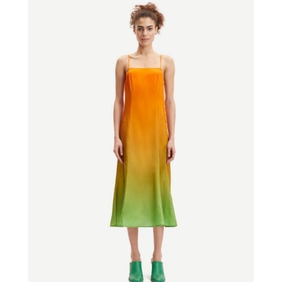 NWOT Samsøe & Samsøe Annah Dress SIZE L - Picture 1 of 8